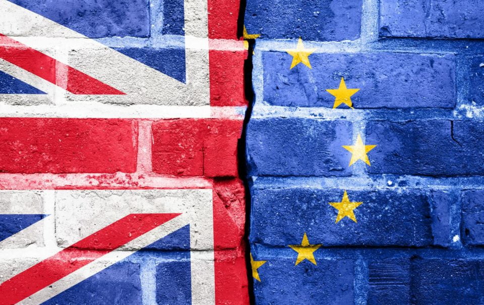 Flaga UE i UK