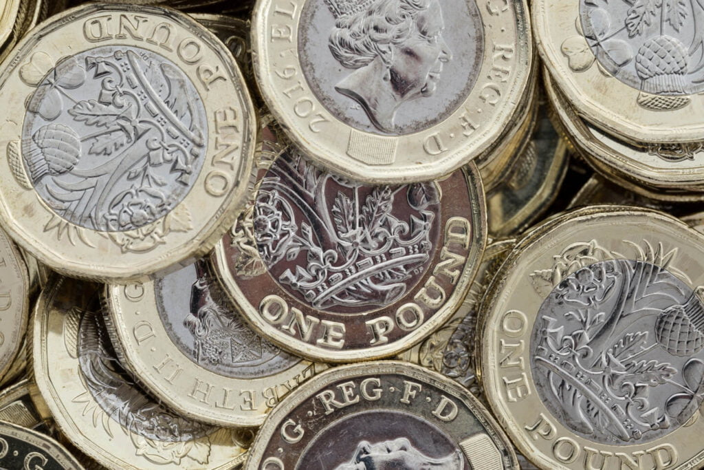 Funty brytyjskie monety